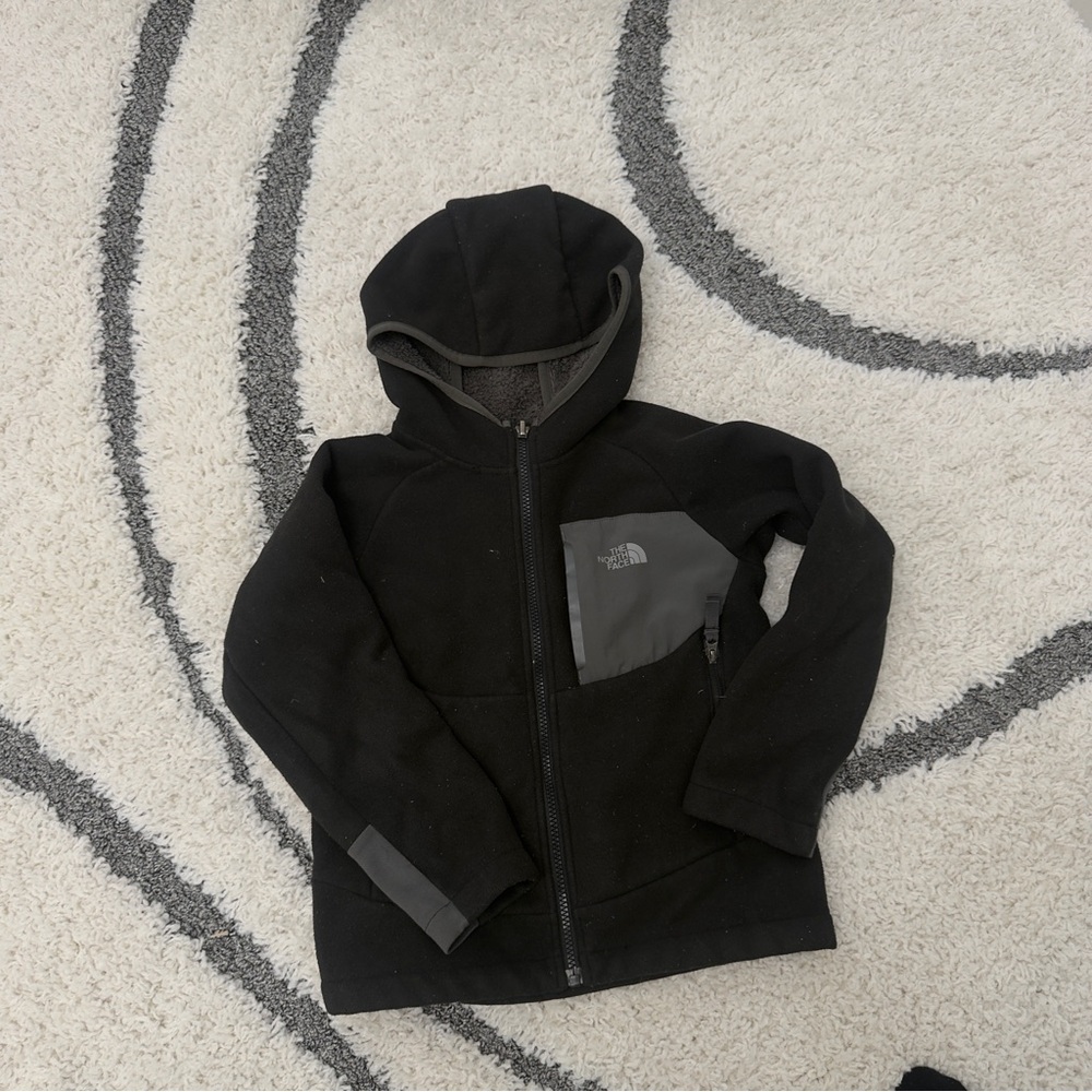 The North Face Kids Black and Gray Hoodie